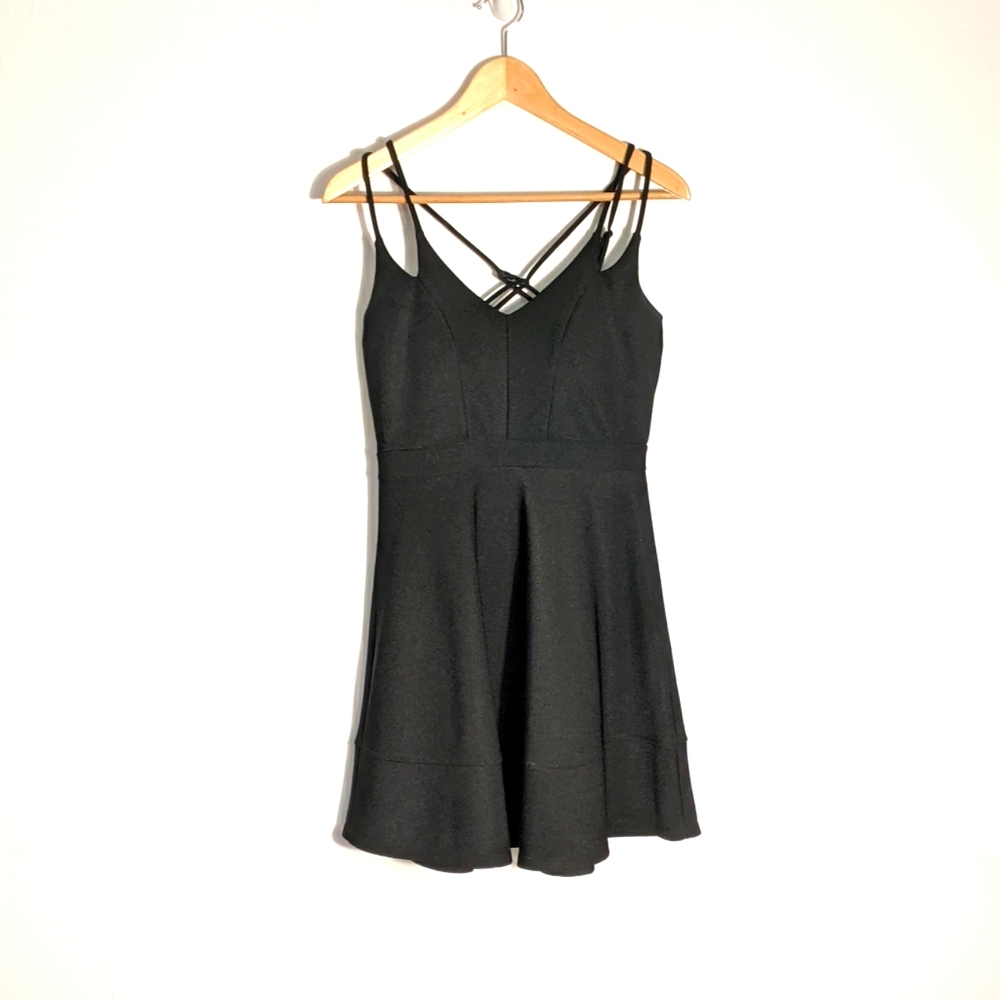 Love Nickie Lew Strappy Sleeveless Skater Dress, M